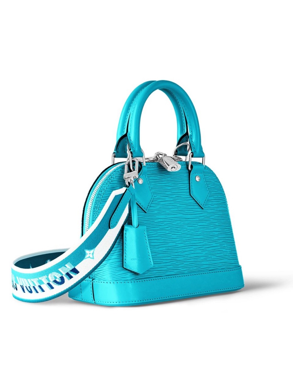 NEW Limited Edition Louis Vuitton Alma BB Crossbody Bag in Vert Blue